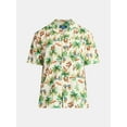 thumbnail image 5 of George Men's and Big Men's Holiday Camp Shirt, Sizes S-3XL, 5 of 5