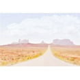 thumbnail image 2 of Murdock, Ramona 32x23 White Modern Wood Framed Museum Art Print Titled - Monument Valley Road II, 2 of 4