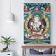 thumbnail image 5 of Póster de pintura Thangka tibetana de Tara Blanca (12), póster de lienzo, arte de pared, impresiones de imágenes, decoración de regalos para el hogar, pósteres de obras de arte de 16 x 24 pulgadas, 5 of 6