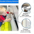 thumbnail image 2 of 12 Pack Child Proofing Cabinet Locks White,Baby Safety Latches with Strong Adhesive,Baby Proof Latch Lock for Kitchen Cabinets Cupboards Drawers Doo, 2 of 5
