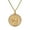 Gold, variant on Tiger Necklace for Women Men Stainless Steel Round Animal Cubic Zirconia Disc Pendant Jewelry Chain Gold