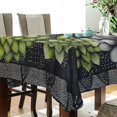 thumbnail image 5 of Yayeee Tablecloths 60" x 90" Rectangle Wrinkle Resistant Party Table Cover, Gray Floral, 5 of 8