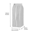 thumbnail image 3 of TERGAYEE Hanging Garment Bags,Clear Window Hanging Clothes Storage Garment Rack Cover Coat Protector,Thickened Clothing Organizer Moisture-proof Dust-proof Clothes Cover, 3 of 9