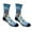 Snow, variant on Men Breathable Hiking Socks: Light Moisture Wicking Wool Printed Crew Calf - Forest Camping Mountain Trekking Outdoor 1 Pair Pagoda L/XL