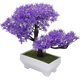 thumbnail image 2 of Bonsai artificial, decoración de plantas falsas, plantas en maceta, decoración de oficina, planta falsa en maceta (cedro púrpura) kaili Sencillez, 2 of 2