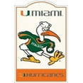 thumbnail image 1 of Miami Hurricanes Nostalgic Metal Sign, 1 of 1