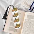 thumbnail image 4 of Kdxio Thanksgiving Truck Print Metal Tassel Bookmarks,Perfect Gift for Art Lovers and Bookworms Metal Bookmarks for Women, 4 of 8