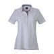 thumbnail image 1 of James and Nicholson - Polo liso para mujer (Blanco/Azul marino), 1 of 2