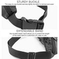 thumbnail image 6 of EUWBSSR Genuine Leather Waist Fanny Pack Belt Bag Pouch Travel Hip Purse for Men Women 11.81*5.51*1.97in, 6 of 8