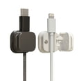 thumbnail image 2 of Cable Clips Adhesive Black 3 Pack Cord Holder For Desk Wall CarCable Management Organizer, 2 of 6