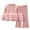 Pink, variant on 2-Piece Beige Outfit Set for Kids Little Girl 1-8Y: Soft Polyester Faux Faux Fur Cable Knit Sweater & Flared Pants with Flower Embellishments,Size 1-2T