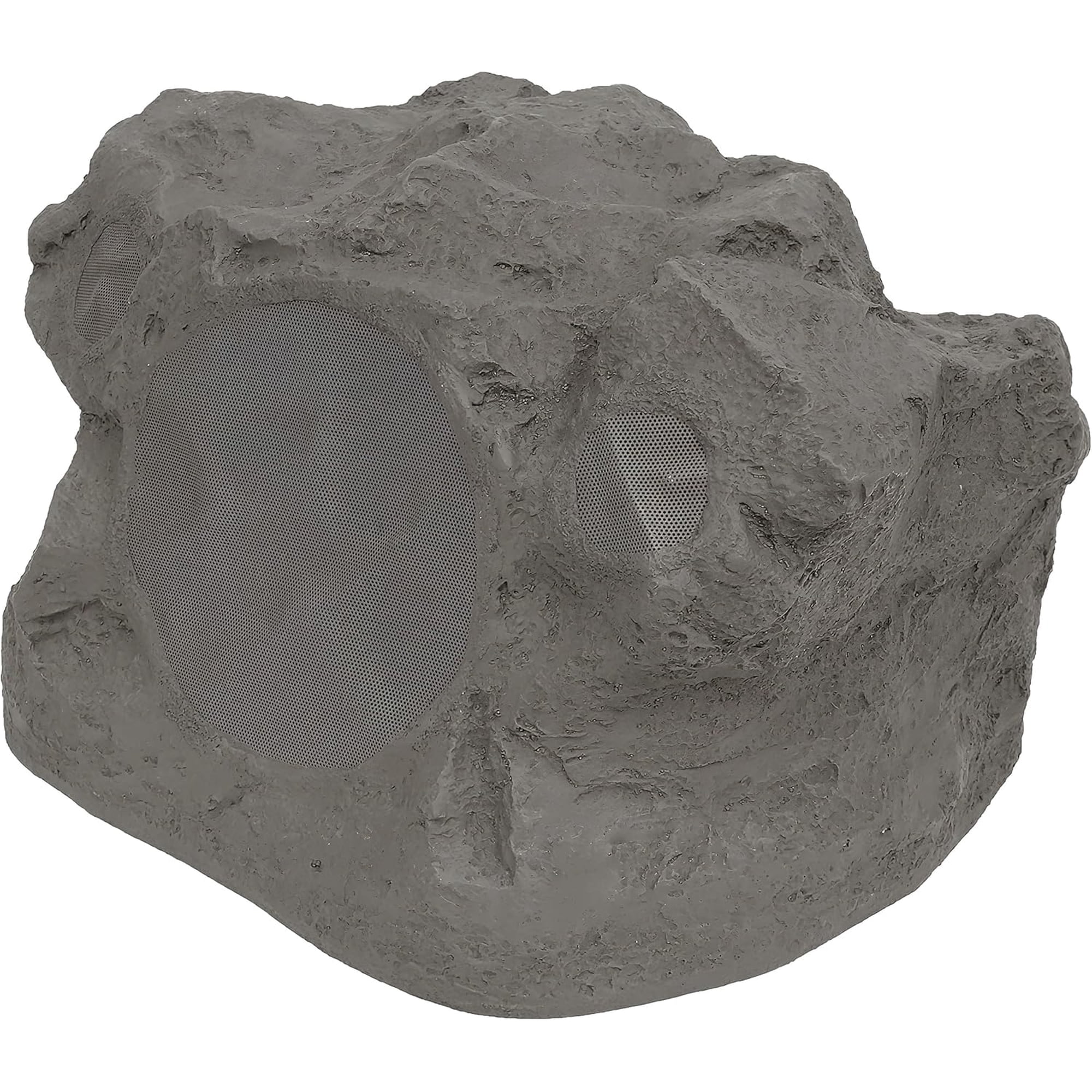 P.A.S. RS8Si Outdoor Rock Speaker, 8-Inch Dual Voice Coil Woofer, Weather-Resistant Granite Finish, High-Fidelity Garden Patio Sound System