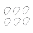 thumbnail image 5 of DECORNIJIA Suitcase Strap D Ring Silver 100Pcs 1.73X0.98X0.12In, 5 of 8
