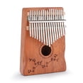 thumbnail image 1 of Muspor Kalimba 17-key Mahogany Thumb Piano Kalimba Finger Piano Musical Instrument For Performance Recording, 1 of 8