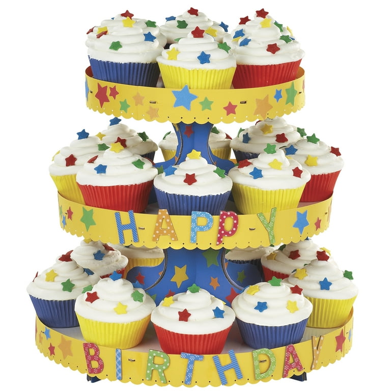 Wilton Cupcake 3-Tier Stand, White, 0.63 lb - Walmart.com