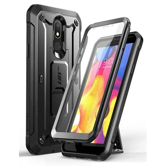 SUPCASE [UBPro] Case Designed for LG Prime 2/Aristo 4 Plus/Escape Plus/Arena 2/Tribute Royal/Journey LTE/K30 2019/X320, Full-Body Rugged Holster & Kickstand Case with Built-in Screen Protector (black)