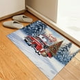 thumbnail image 3 of Santa is Coming Labrador Retriever Merry Christmas Xmas Noel Truck Tree Doormat Lab Dog Lover Gifts Indoor Outdoor Welcome Mat - 02023, 3 of 5