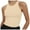 A, variant on SNKSDGM Female Workout Tank Tops Women Plus Size Womens Ribbed Tank Top High Neck Women's Sleeveless Full Length Ribbed Fitted Racerback Crew High Neck Basic Tank Top M