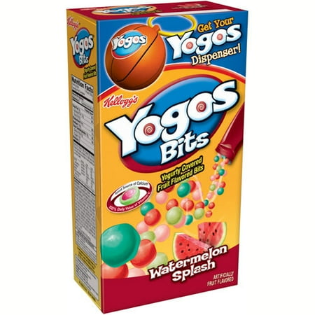 Kelloggs Yogos Bits Yogurty Covered Fruit Flavored Bits, 6 ea