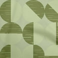 thumbnail image 1 of oneOone Viscose Chiffon Green Fabric Geometric Abstract Polka Craft Projects Decor Fabric Printed By The Yard 42 Inch Wide, 1 of 4
