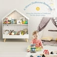 thumbnail image 6 of Curipeer 2-Tier Kids Bookshelf, Toy Storage Organizer with Motion-Activated Light, White, 6 of 8