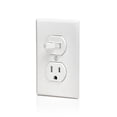 thumbnail image 4 of 1-Pole Commerical Grade Tamper-Resistant Combo Duplex Receptacle/Toggle Switch, White, 120 Volts, 15 Amps, 4 of 4