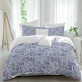 thumbnail image 2 of Coastal Seashells Bedding 3 Piece Duvet Cover Set Full Size, Summer Nautical Coral Vintage Rustic Soft Microfiber Comforter Cover with Zipper Closure & Pillowcases, FadeResistant Quilt Cover, 2 of 9