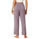 thumbnail image 3 of Pantalones de pijama de algodón para mujeres Inspire Chic con cintura elástica, sueltos, para el Día de la Madre, con bolsillos, color morado, talla M, 3 of 6