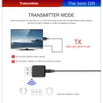 thumbnail image 4 of Injueey Transmisor de señal inalámbrico 2 en 1, receptor, Bluetooth 5,0, TV, coche, Radio, adaptador de Audio, convertidor Cables de audio/vídeo, 4 of 6