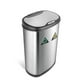 thumbnail image 1 of Bote de Basura Inteligente Grande Ninestars 50 Litros Acero Inoxidable con Tapa Automática Sensor de Movimiento Plata, 1 of 7