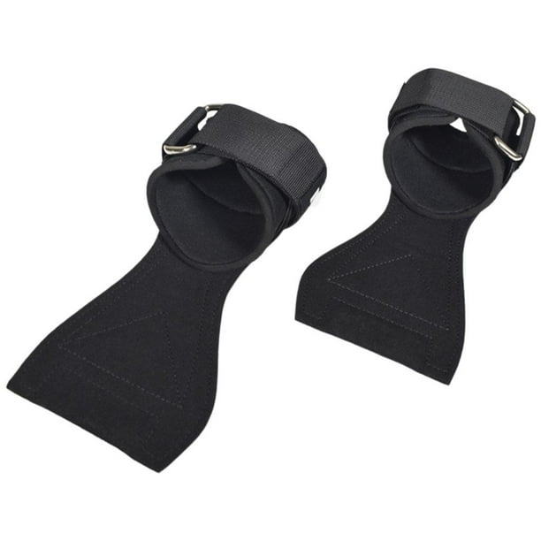 Weight Lifting Hand Grips Workout Pads with with Built in Adjustable Wrist Support Wraps for