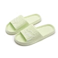 thumbnail image 2 of XINPING Bathroom Slippers for Women Men, Soft Thick Non Quick Drying Breathable Slides, Portable EVA Footwear for Travel, Bathroom, Pool, Daily Casual Wear, 2 of 4