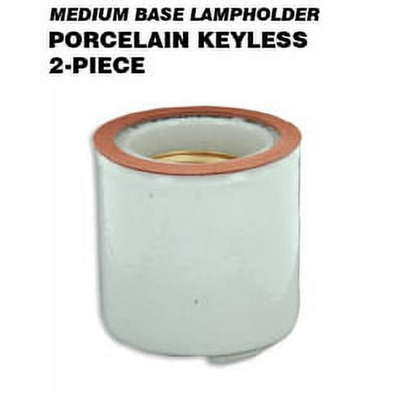 Leviton 30 Medium Base Two Piece Porcelain Incandescent Lampholder