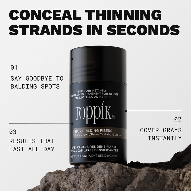 Toppik, Hair Building Fibers, 12g Fill In Fine or Thinning Hair
