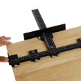 thumbnail image 1 of Guidage Réglable de Matériel d'Armoire de Poinçon de Perceuse de Guide de Tiroir en Alliage d'Aluminium Tirent des Gabarits d'Outil Impérial et Métrique de Modèle de Matériel d'Armoire pour des Poignées et Tirettes de Tiroir de Porte, 1 of 10