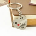 thumbnail image 2 of Women Men Lover Heart Key Set Romantic Couple heart key set Keychain Keyring for Valentine's Day, 2 of 7