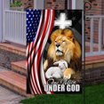 thumbnail image 5 of Lion American Flag One Nation Under God MLH2194F - House Flag (29.5" x 39.5"), 5 of 6