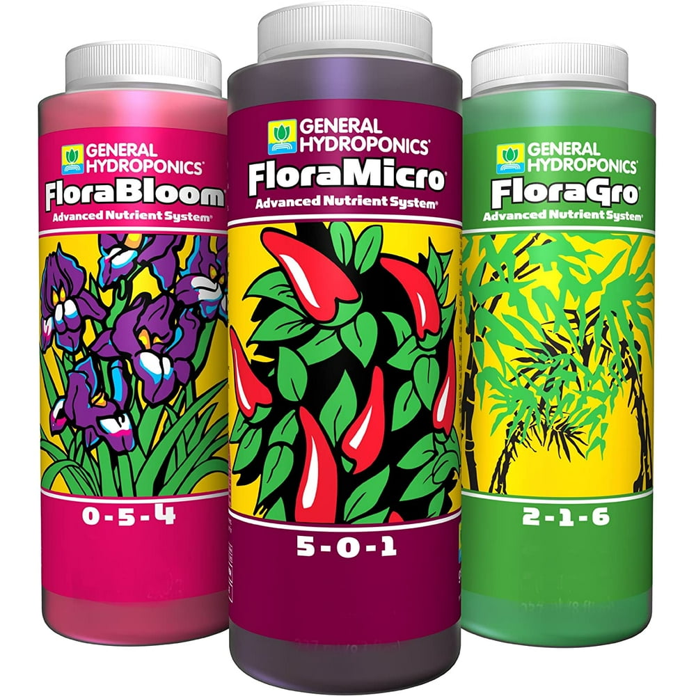 GH General Hydroponics Flora Series FloraGro, FloraBloom, FloraMicro