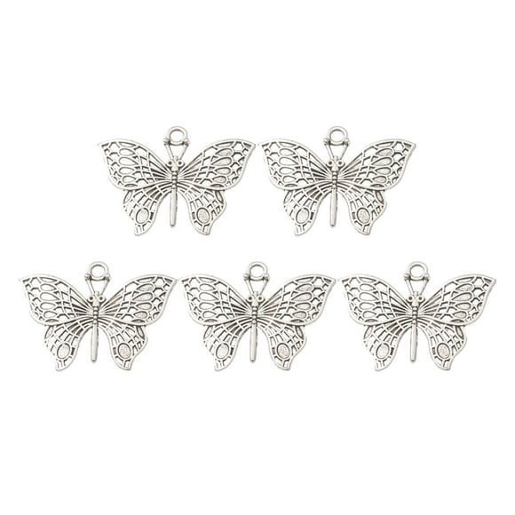 Dijes de Mariposa BLESIY 50 Piezas Colgantes de Aleación Vintage 3D