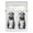 Grey White, variant on Half Window Curtains 24 Inches Long, Cute Cat Window Treatment Curtain Drapes, Funny Animal Toilet Paper Abstract Art Short Curtains Tiers for Kitchen Over Sink, 27.5"x24", 2 Panels