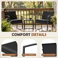 thumbnail image 2 of Homall Patio Furniture Set Outdoor Rocker All Weather PP Rocking Chair with Cushion Set of 3, Gray, 2 of 7