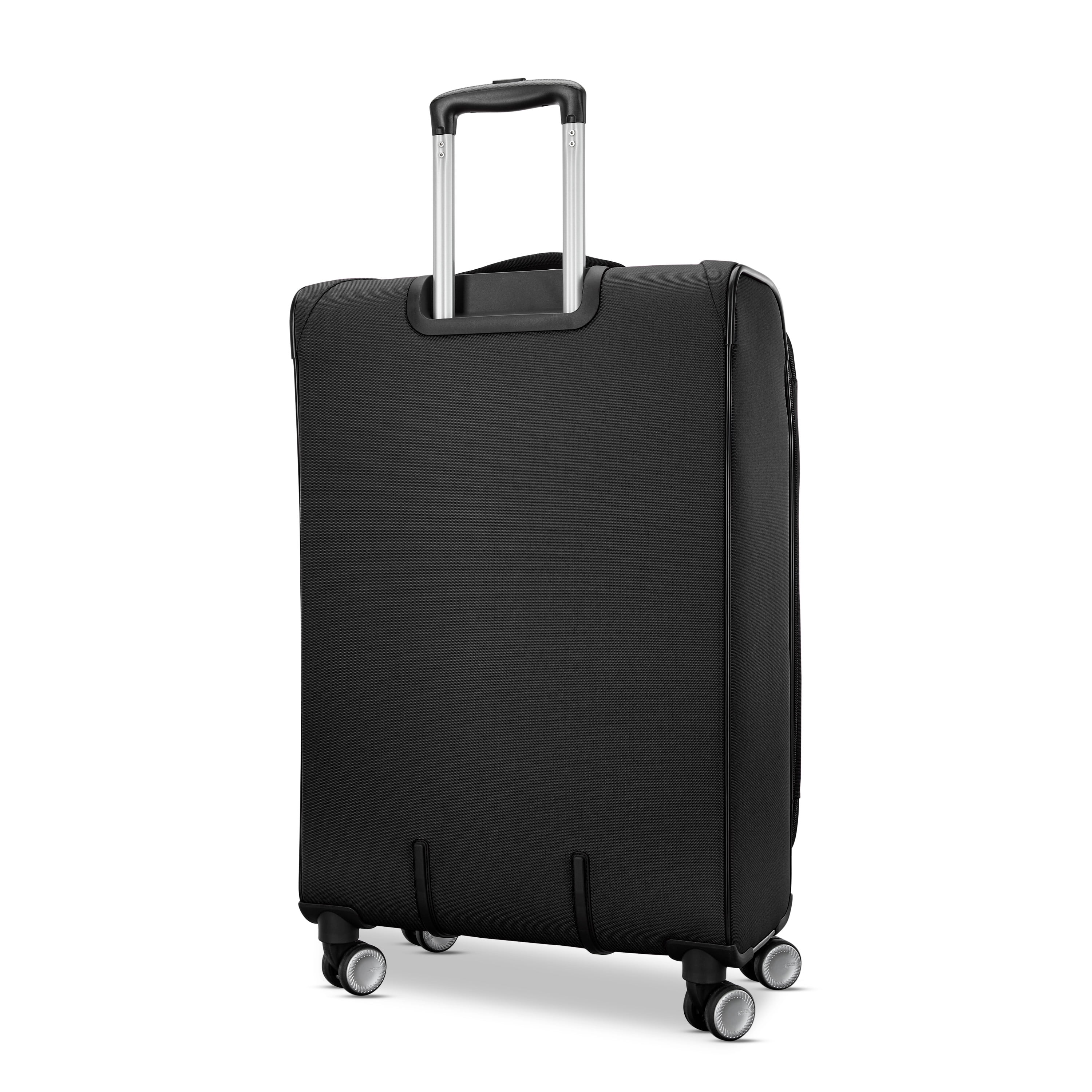 American Tourister 4 Kix 3.0 Softside Medium Checked Spinner Suitcase - Black