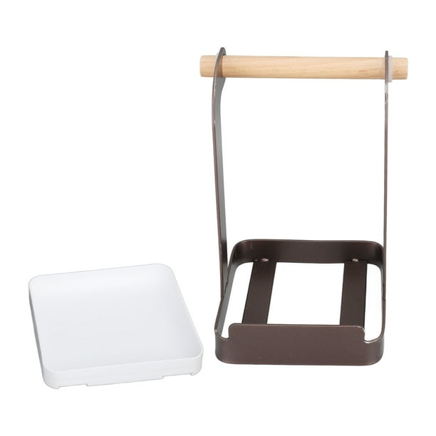 Estante Para Tapa Y Cuchara, Soporte Para Tapa De Olla Con Almohadillas Antideslizantes, Estante Organizador De Cocina Multifuncional