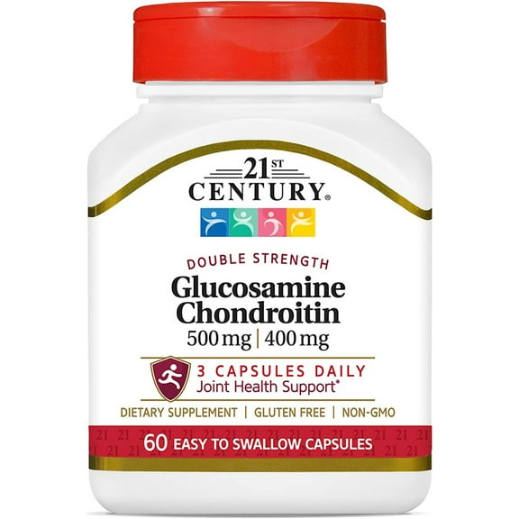 21st Century Glucosamine 500 mg Chondroitin 400 mg, 60 Ct