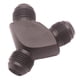 thumbnail image 4 of a 2x Aluminio Y Bloque Adaptador de accesorios Adaptador Tipo Y Junta de tubería de aceite shamjiam Montaje del adaptador de bloque, 4 of 8