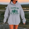 thumbnail image 4 of Columbia Inn Pine Tree Vermont Hoodies for Women Long Sleeve Christmas Graphic Hooded Sweatshirt with Pockets Pullover Tops, 4 of 7