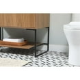thumbnail image 5 of 36 inch single bathroom vanity in walnut brown, 5 of 8