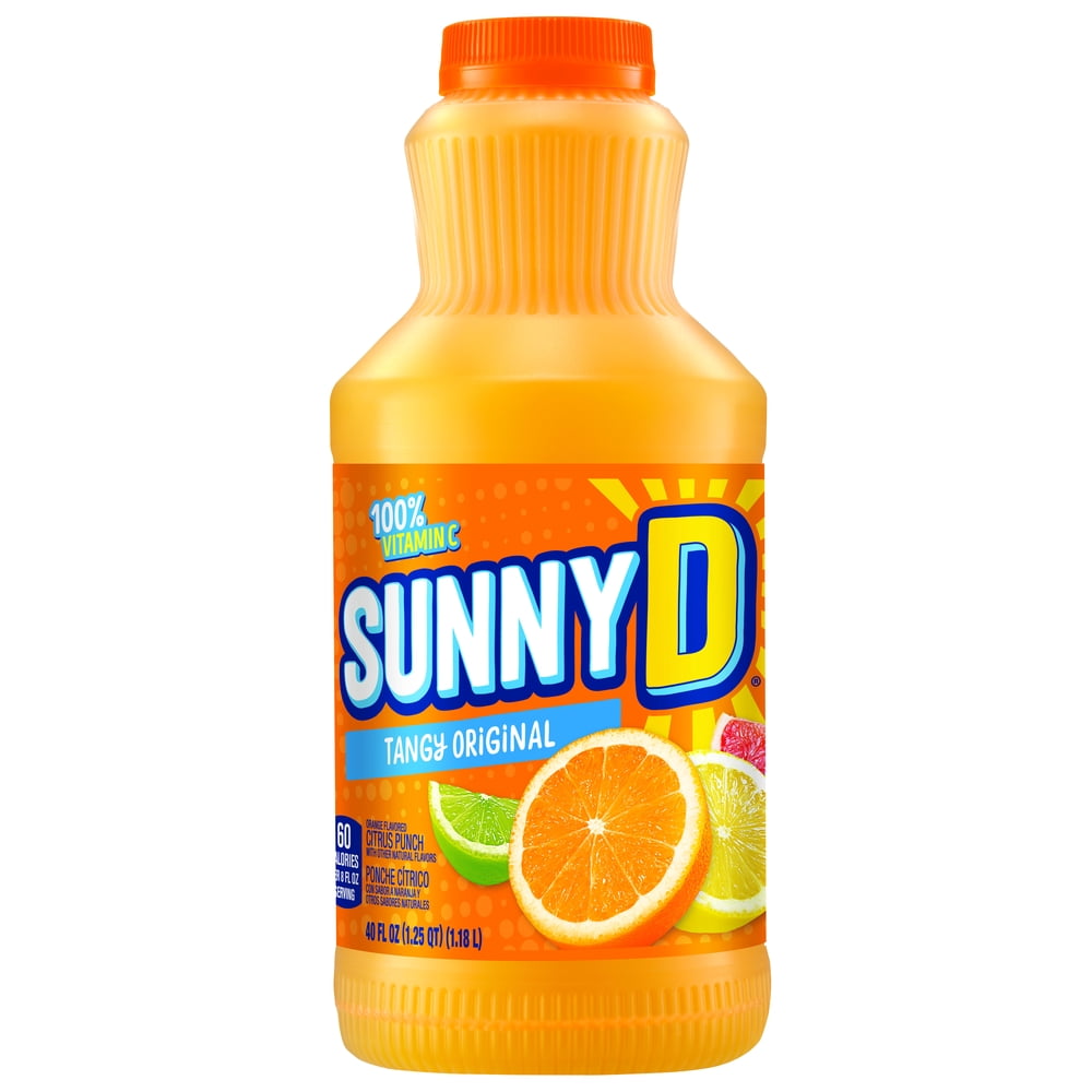 Sunny D Tangy Original Orange Flavored Citrus Punch, 40 Fl. Oz