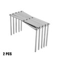 thumbnail image 3 of CAROOTU Storage Holders Rack Spoon Rests Pot Clips Kitchen Utensil Organizer Adjustable Stainless Steel, 3 of 7