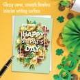 thumbnail image 5 of NobleWorks St. Patrick's Day Greeting Card with 5 x 7 Inch Envelope (1 Card) Flowers for St. Pat's C3532SPG, 5 of 6